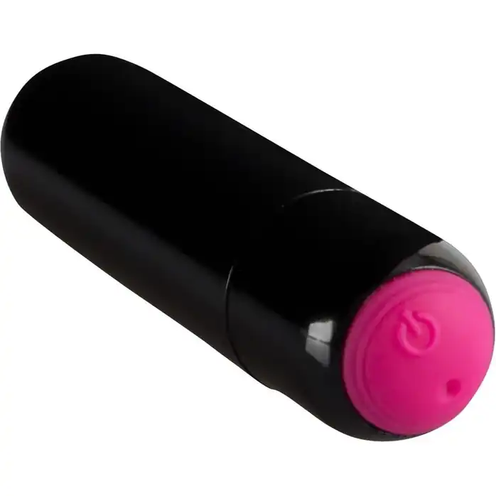 Черная перезаряжаемая вибропуля Rechargeable Vibrobullet - 9 см - You2Toys