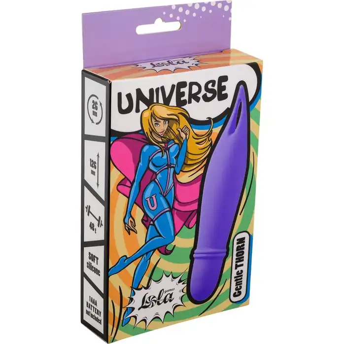 Фиолетовый мини-вибратор Universe Gentle Thorn - Universe. Фотография 3.