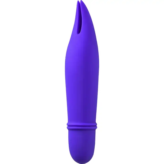 Фиолетовый мини-вибратор Universe Teasing Ears - 12,5 см - Universe