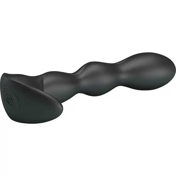 Черный анальный стимулятор простаты с вибрацией Special Anal Massager - 14,5 см - Pretty Love. Фотография 3.