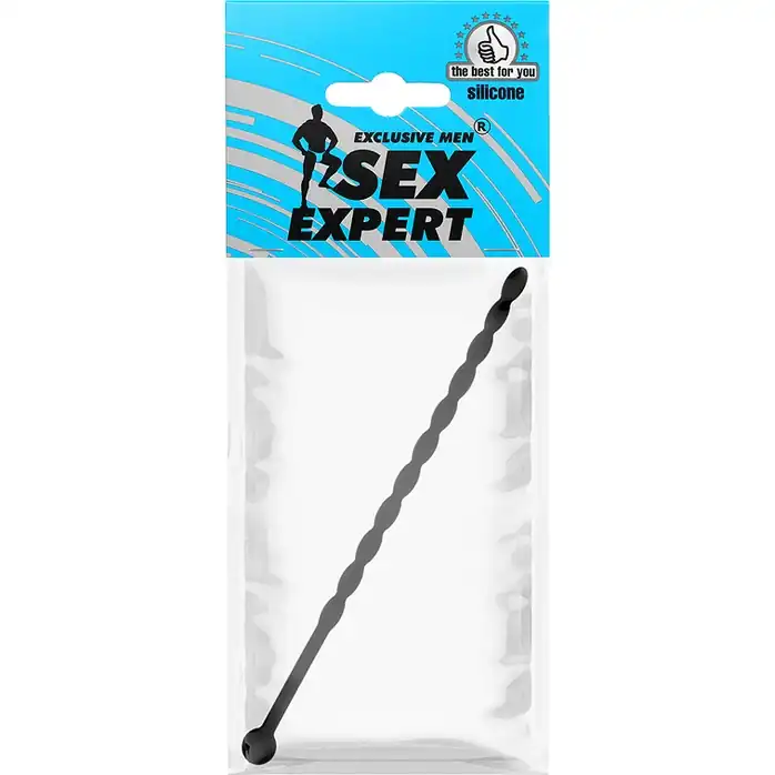 Длинный силиконовый уретральный стимулятор - 15,5 см - SEX EXPERT. Фотография 3.