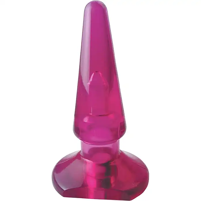 Фиолетовая анальная пробка ANAL STIMULATOR - 7,7 см - SEXY FRIEND