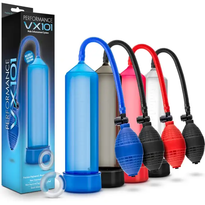 Красная вакуумная помпа VX101 Male Enhancement Pump - Performance. Фотография 5.