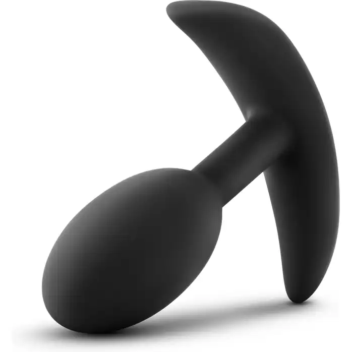 Черная анальная пробка Wearable Vibra Slim Plug Small - 8,9 см. - Luxe. Фотография 4.