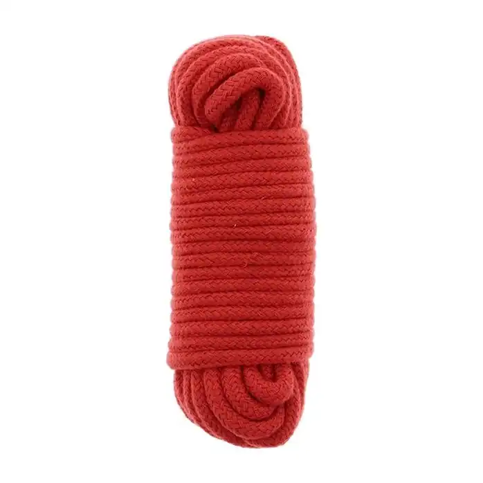 Красная веревка для связывания BONDX LOVE ROPE - 10 м - BondX