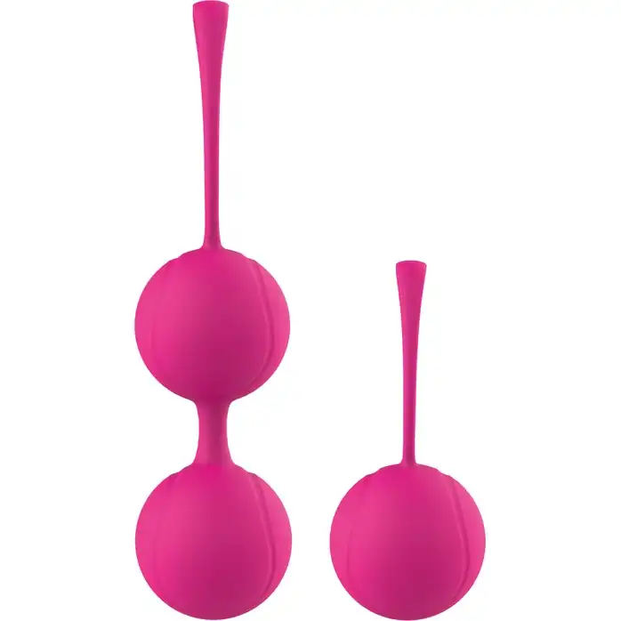 Набор розовых вагинальных шариков Duo Ball Set - Essentials