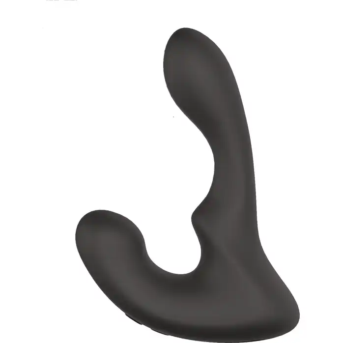 Чёрный массажер простаты с 2 моторами Booty Rocker - Essentials