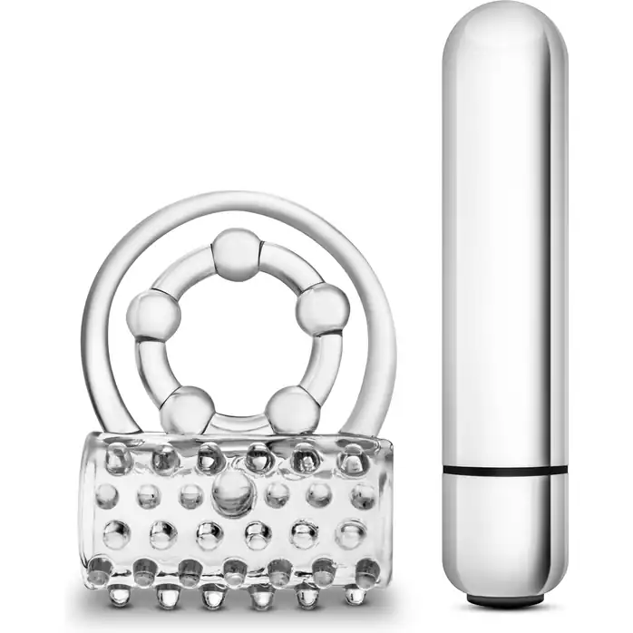 Прозрачное эрекционное виброкольцо Vibrating Super Clitifier - Stay Hard. Фотография 2.