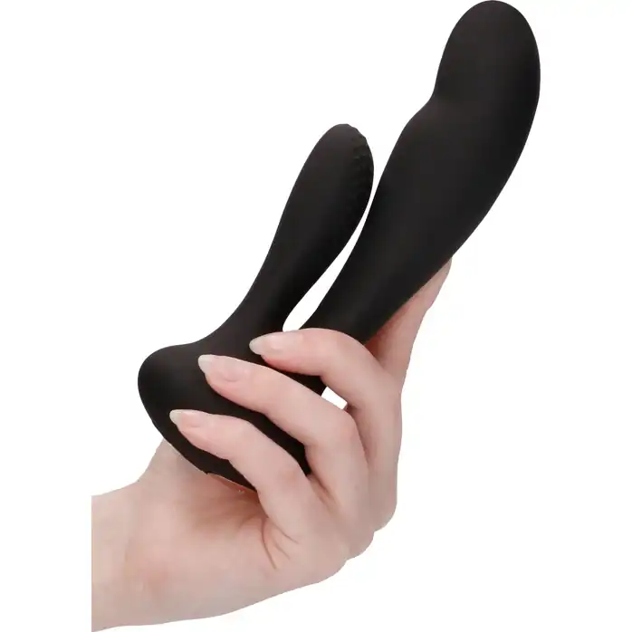 Черный вибратор G-Spot and Clitoral Vibrator Flair - 17,5 см - Elegance. Фотография 4.