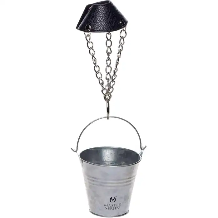 Утяжка на мошонку с ведром для груза Hells Bucket Ball Stretcher - Master Series