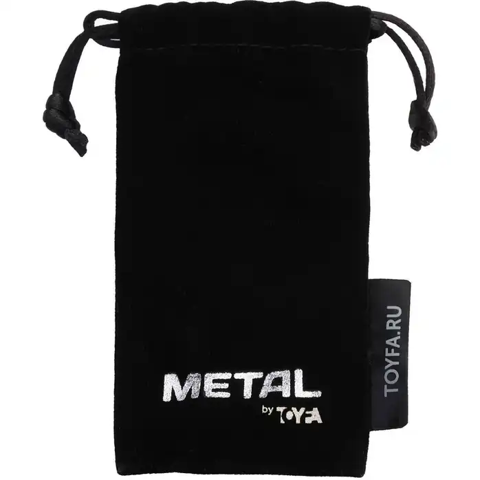 Серебристая анальная пробка-елочка с красным кристаллом - 7,2 см. - Metal. Фотография 3.