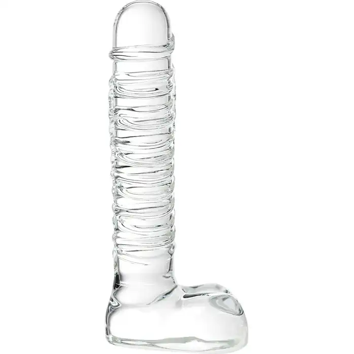 Стеклянный прозрачный фаллоимитатор Sexus Glass - 21 см - Sexus Glass. Фотография 3.
