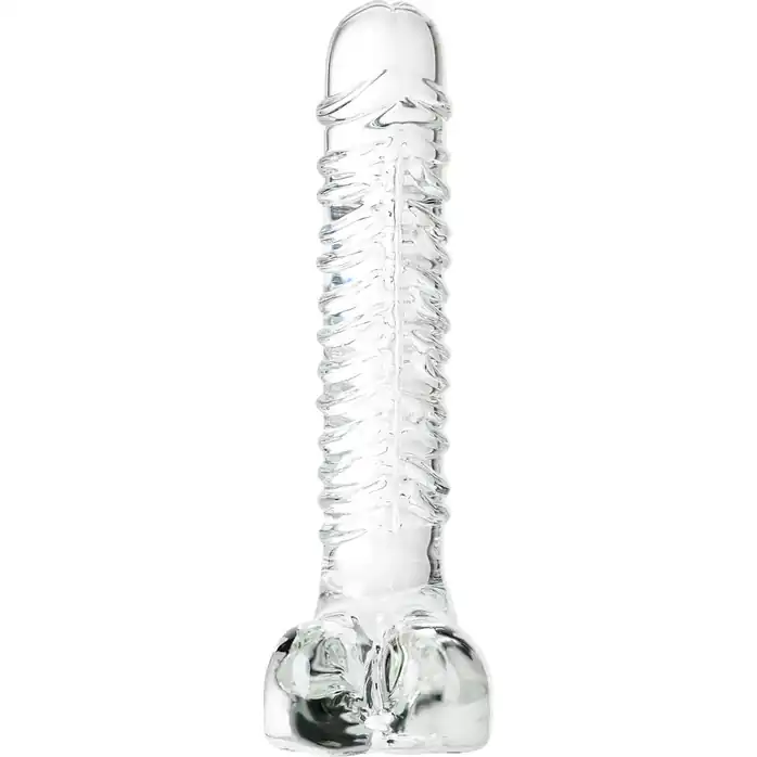 Стеклянный прозрачный фаллоимитатор Sexus Glass - 21 см - Sexus Glass. Фотография 4.