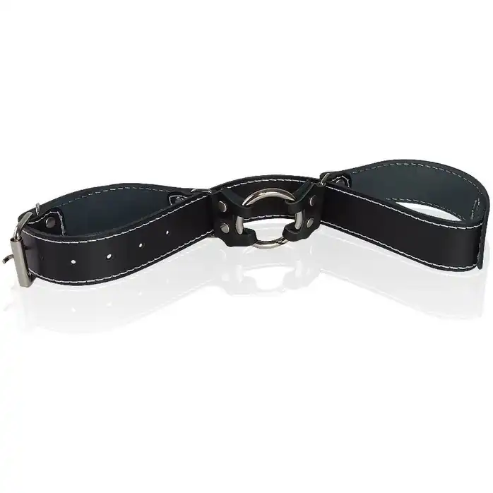 Ременные оковы из натуральной толстой кожи - BDSM accessories