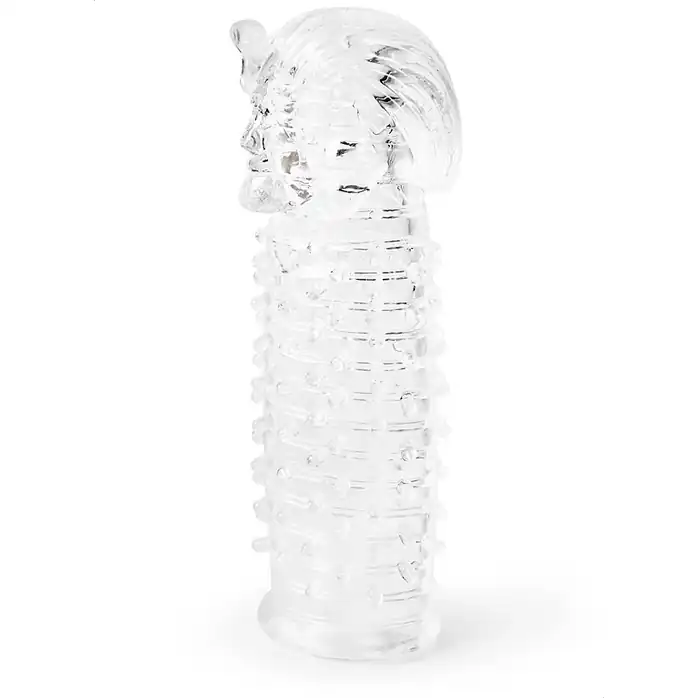 Закрытая прозрачная насадка на пенис Crystal Sleeve Faraon - 13,5 см - EROWOMAN-EROMAN