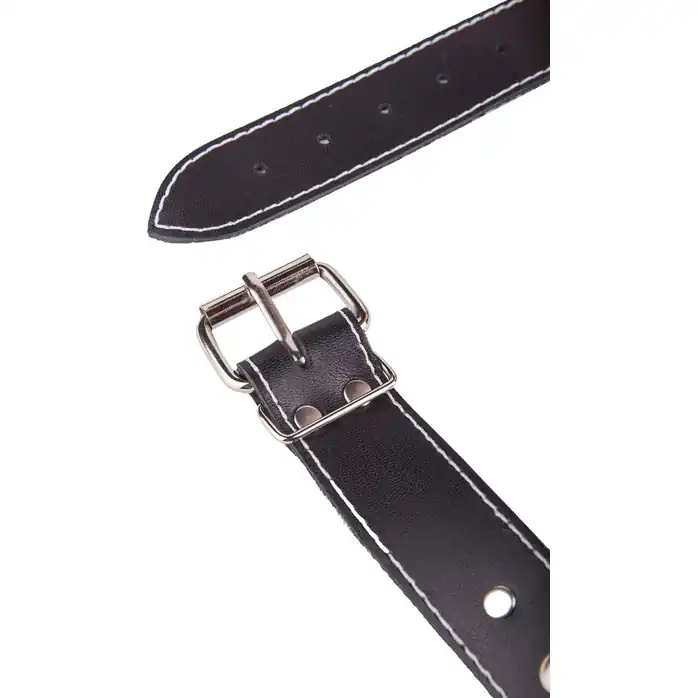 Кляп-шар на ремешках из натуральной кожи - BDSM accessories. Фотография 4.