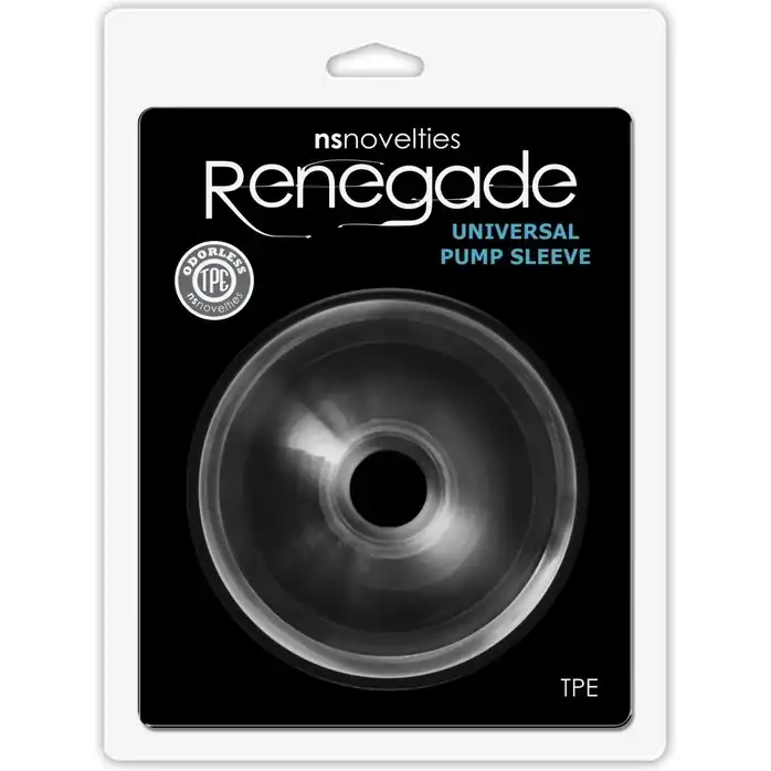 Прозрачная насадка-уплотнитель на помпу Universal Donut Original - Renegade