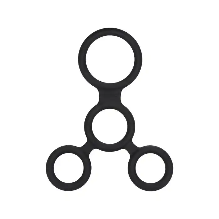 Эрекционное кольцо с дополнительными утяжками Full Erection Spreader - Rings!