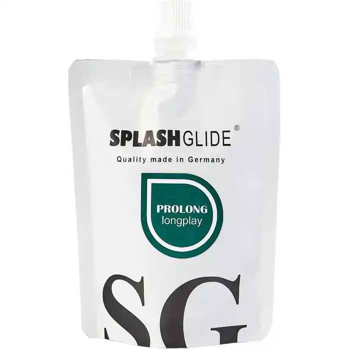 Пролонгирующий лубрикант на водной основе Splashglide Long Play Prolong - 100 мл. Фотография 4.