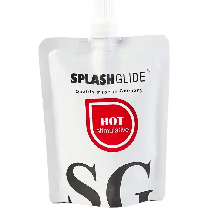 Возбуждающий лубрикант на водной основе Splashglide Hot Stimulative - 100 мл. Фотография 3.