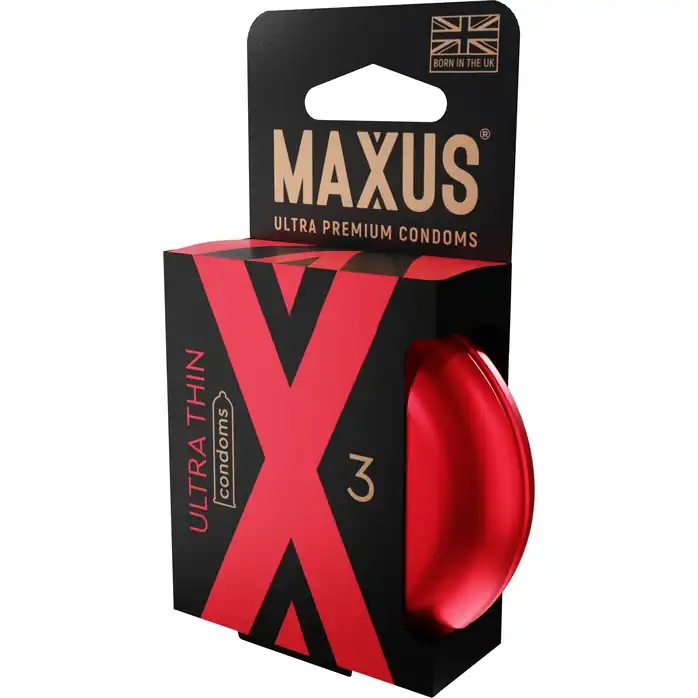 Ультратонкие презервативы в железном кейсе MAXUS Ultra Thin - 3 шт. Фотография 2.