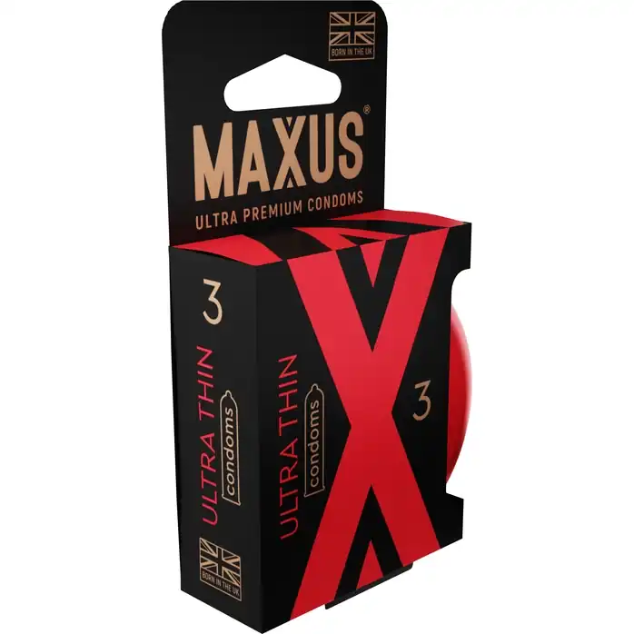 Ультратонкие презервативы в железном кейсе MAXUS Ultra Thin - 3 шт. Фотография 3.