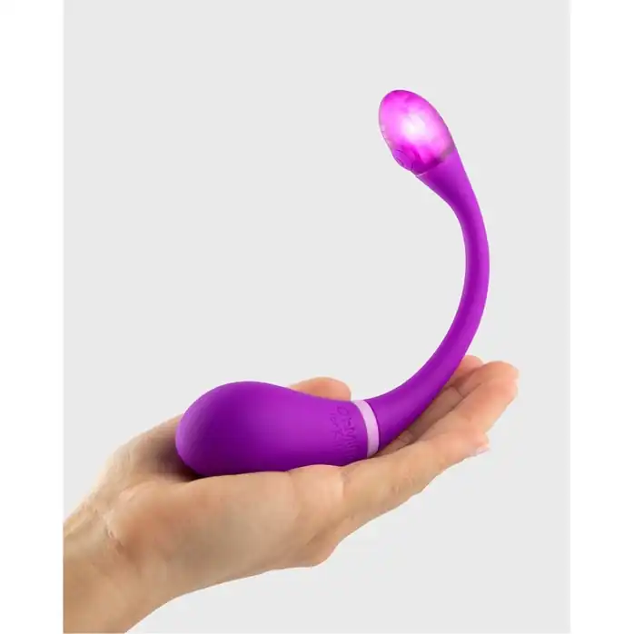 Фиолетовый стимулятор G-точки OhMiBod Esca 2. Фотография 4.
