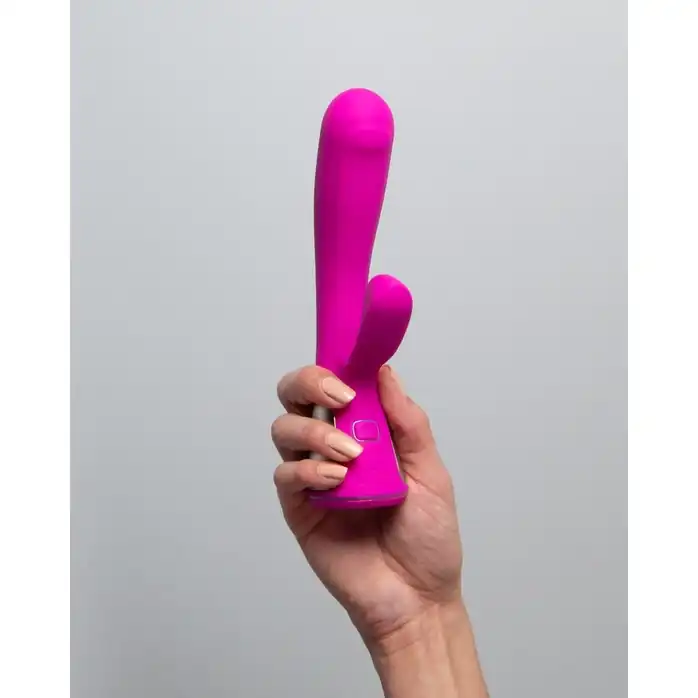 Розовый интерактивный вибратор Kiiroo Ohmibod Fuse - 18 см. Фотография 7.