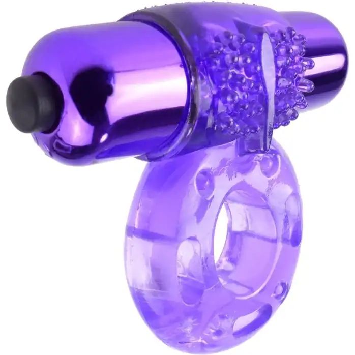 Фиолетовое виброкольцо Vibrating Super Ring - Fantasy C-Ringz. Фотография 2.