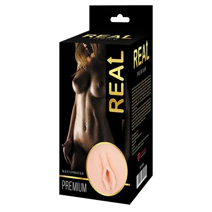 Односторонний мастурбатор-вагина Real Women Dual Layer с двойной структурой. Фотография 4.