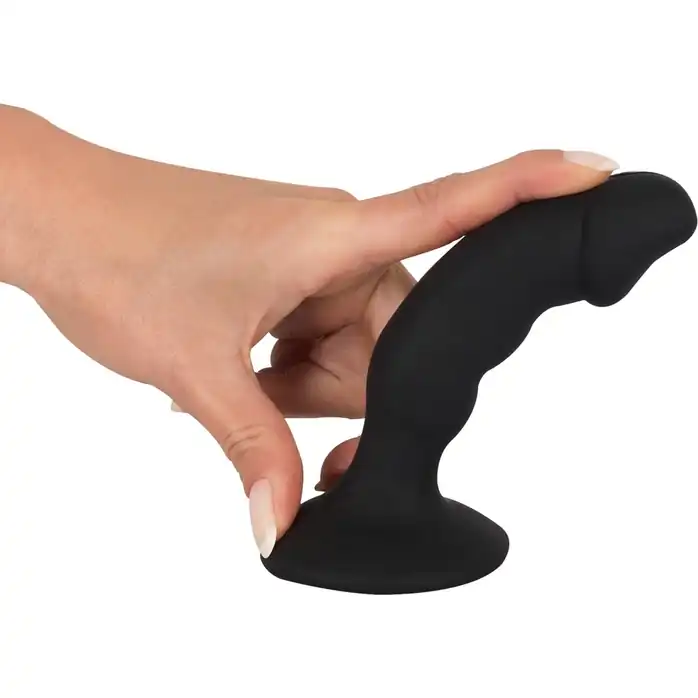 Черная реалистичная анальная вибровтулка - 14 см - You2Toys. Фотография 3.