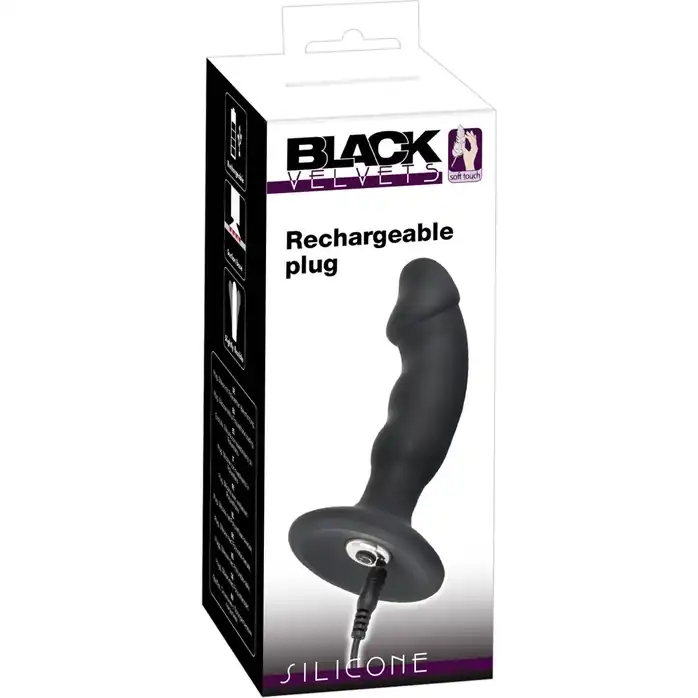 Черная реалистичная анальная вибровтулка - 14 см - You2Toys. Фотография 8.