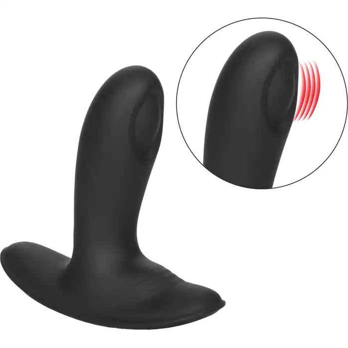 Черный массажер простаты с пультом-браслетом Eclipse Wristband Remote Pulsing Probe - 11,5 см - Eclipse. Фотография 3.
