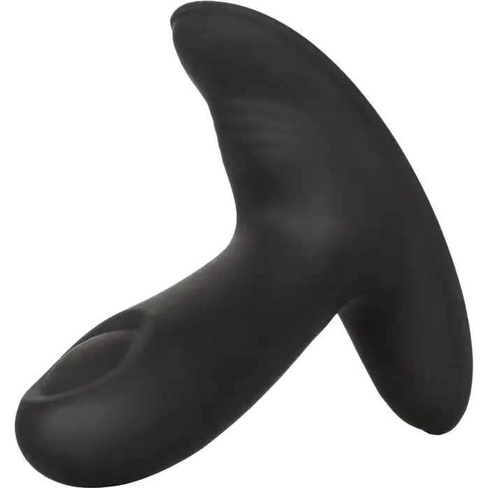 Черный массажер простаты с пультом-браслетом Eclipse Wristband Remote Pulsing Probe - 11,5 см - Eclipse. Фотография 5.
