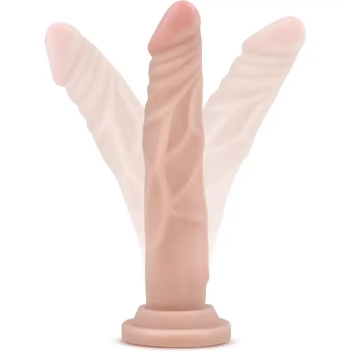 Телесный фаллоимитатор 7.5 Inch Silicone Dildo - 19 см - Silicone Willy s. Фотография 5.