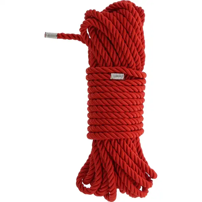 Красная веревка Deluxe Bondage Rope - 10 м - Blaze