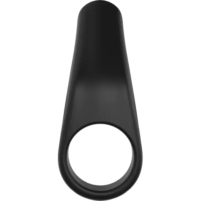 Черное перезаряжаемое эрекционное кольцо COUPLES ENHANCER - Rings of Love. Фотография 7.