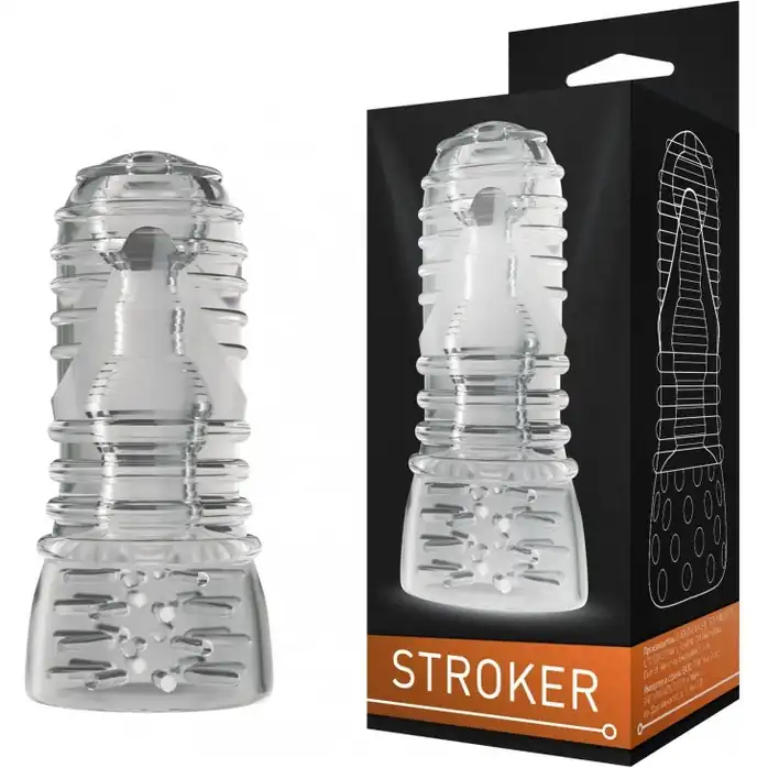 Прозрачный двусторонний мастурбатор STROKER №3. Фотография 2.