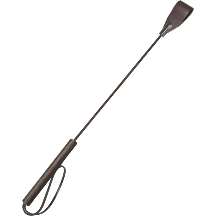Коричневый стек Готика с петлей - 77 см - BDSM accessories