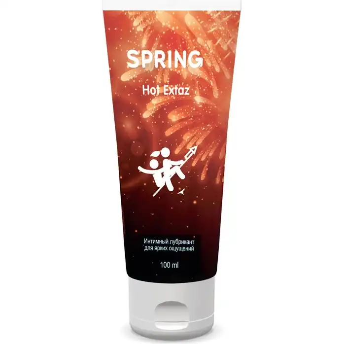 Согревающий интимный лубрикант Spring Hot Extaz - 100 мл