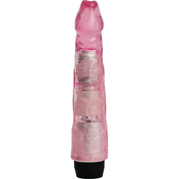 Розовый вибратор-реалистик - 22,5 см