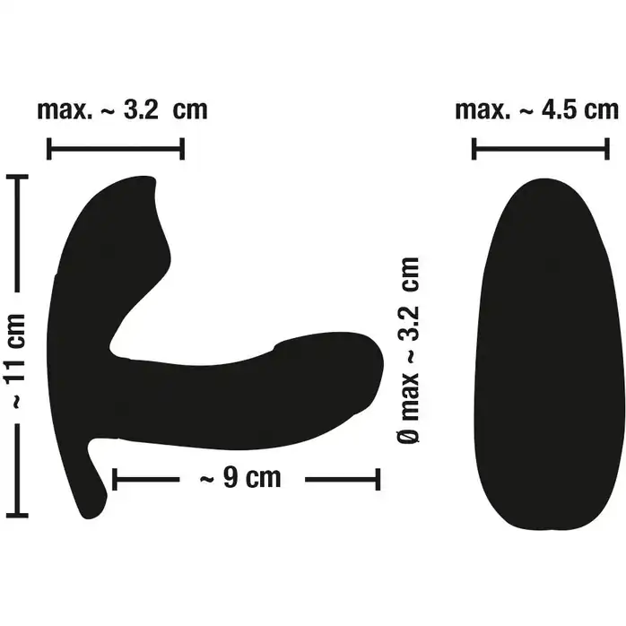 Розовый вибромассажер RC Panty Vibrator со стимулятором клитора - Smile. Фотография 6.