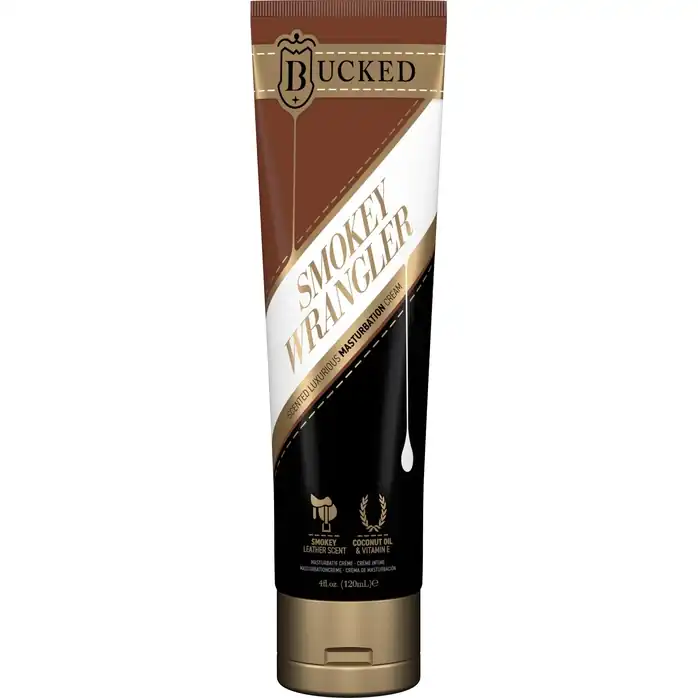 Крем для мастурбации Bucked Smokey Wrangler с ароматом сыромятной кожи - 120 мл - Bucked