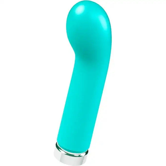 Бирюзовый мини-вибромассажер VeDO Gee Plus - 12 см