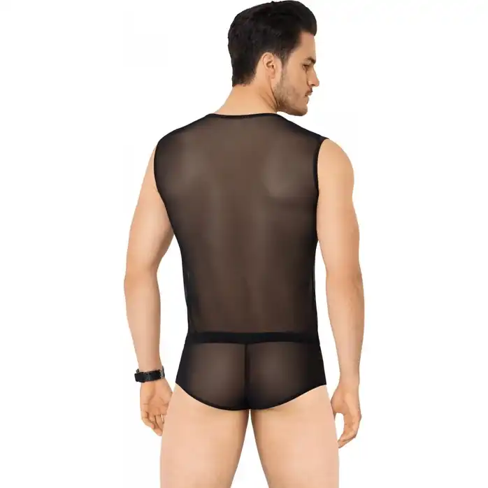Соблазнительный костюм с wet-look вставками - Men s collection. Фотография 2.