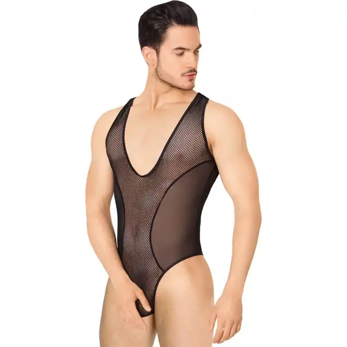 Мужское боди из сетки - Men s collection
