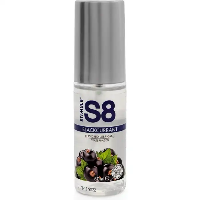Лубрикант S8 Flavored Lube со вкусом чёрной смородины - 50 мл