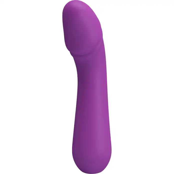 Фиолетовый гнущийся вибратор Cetus - 15 см - Pretty Love