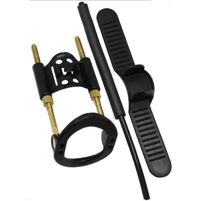 Черный удлинитель пениса Extender. Фотография 2.