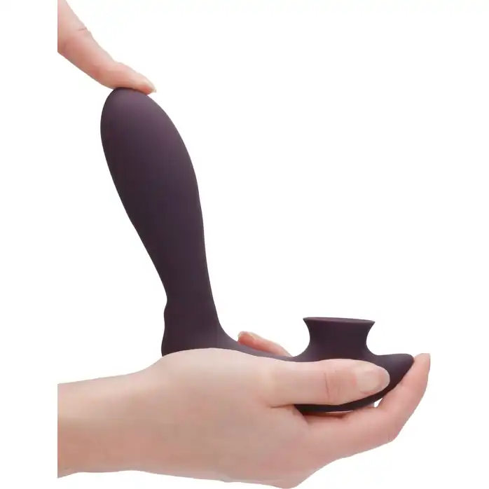 Фиолетовый вибратор для G-точки Irresistible Desirable с бесконтактной клиторальной стимуляцией. Фотография 3.